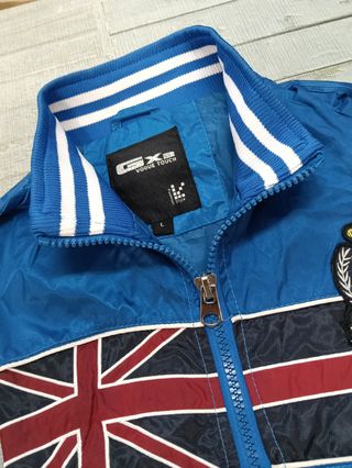 Chaqueta azul eléctrico, L