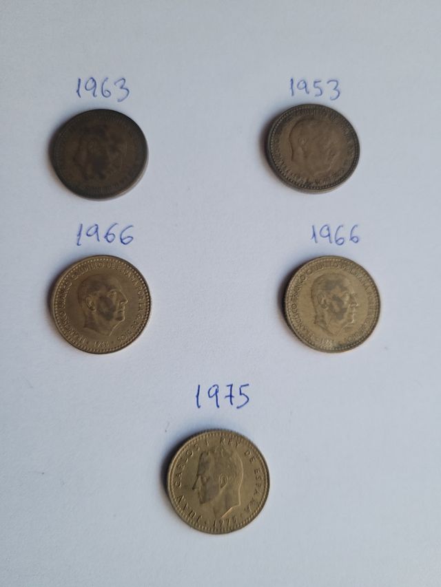 MONEDAS 1 PESETA 