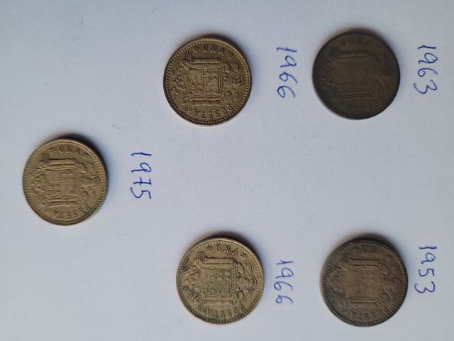 MONEDAS 1 PESETA 