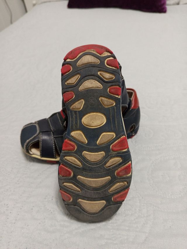 Sandalias niño - Azul marino número 28.