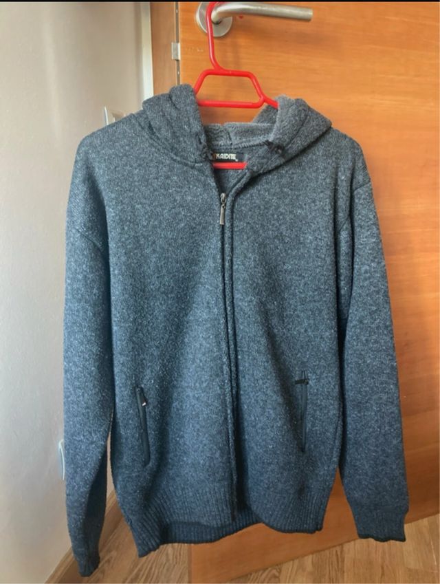 Jersei con capucha gris Talla M