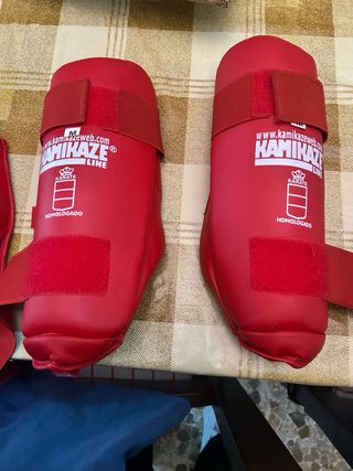 Lote de protecciones de taekwondo