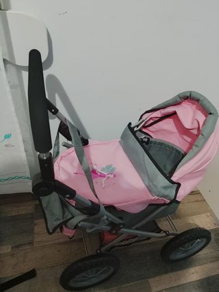 Carro Muñeca Rosa - Cochecito