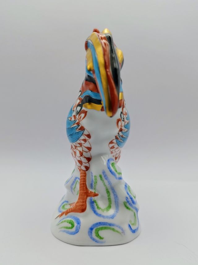 Statuetta Gallo Herend Porcellana