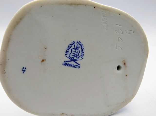 Statuetta Gallo Herend Porcellana