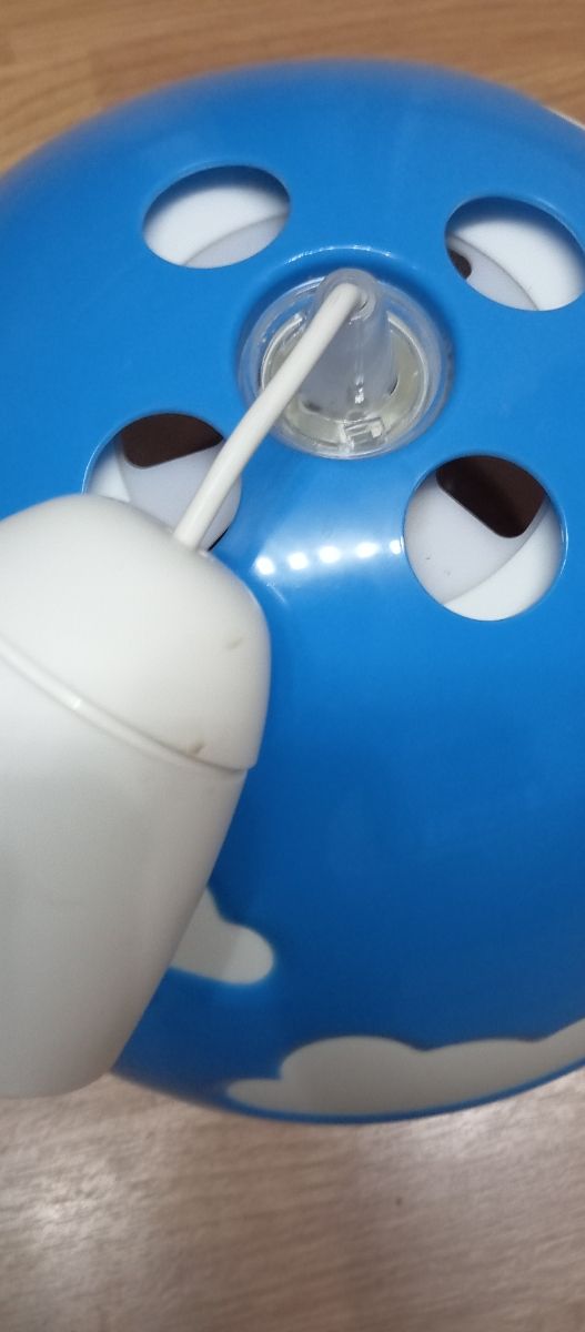 Lámpara infantil nubes - azul