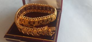 Vintage pulsera maciza