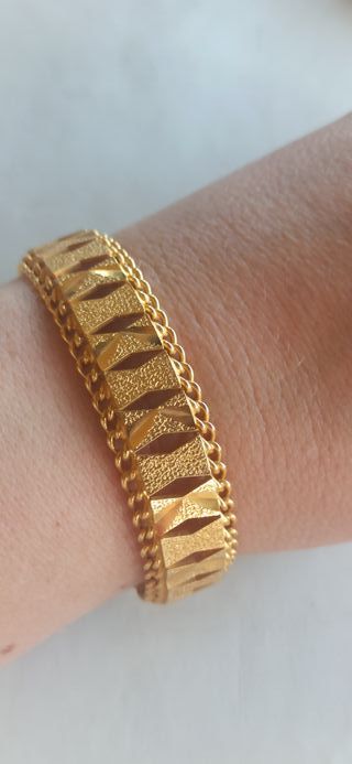 Vintage pulsera maciza