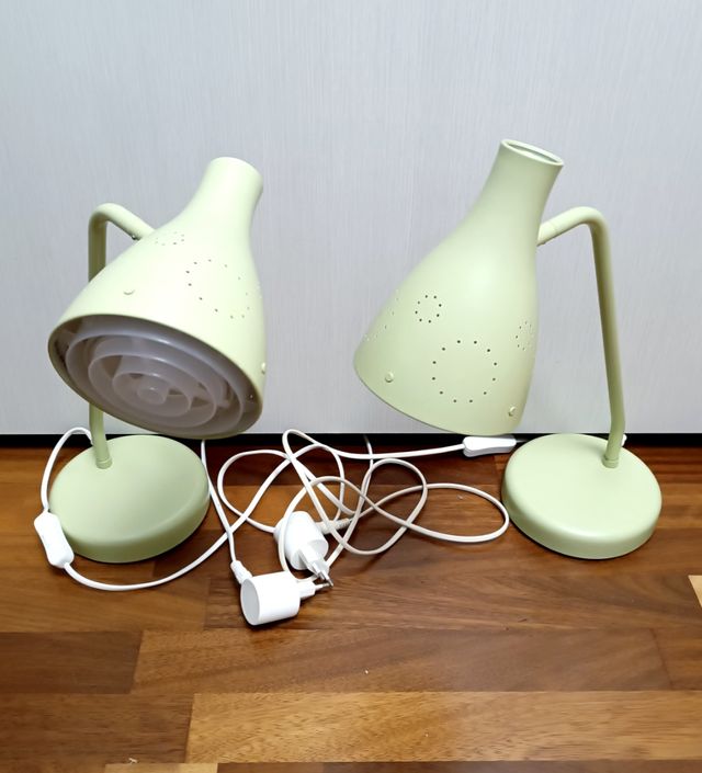 Due lampade Snoig Ikea design fuori produzione