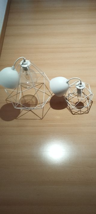 2 Lámparas colgantes modernas
