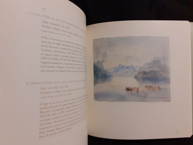 J.M.W TURNER 1775-1851, acuarelas y dibujos