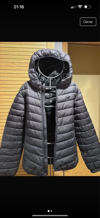 Chaqueta Hollister gris - Talla XS