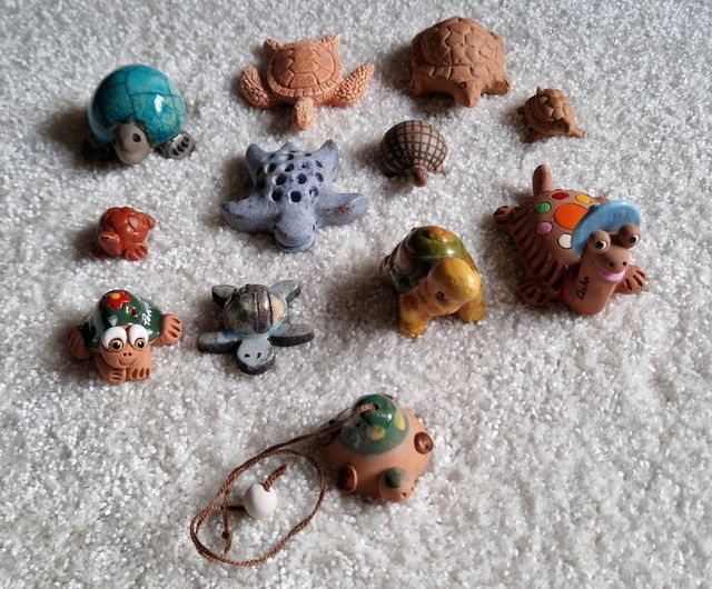 12 Tartarughe in terracotta PREZZO A RICHIESTA