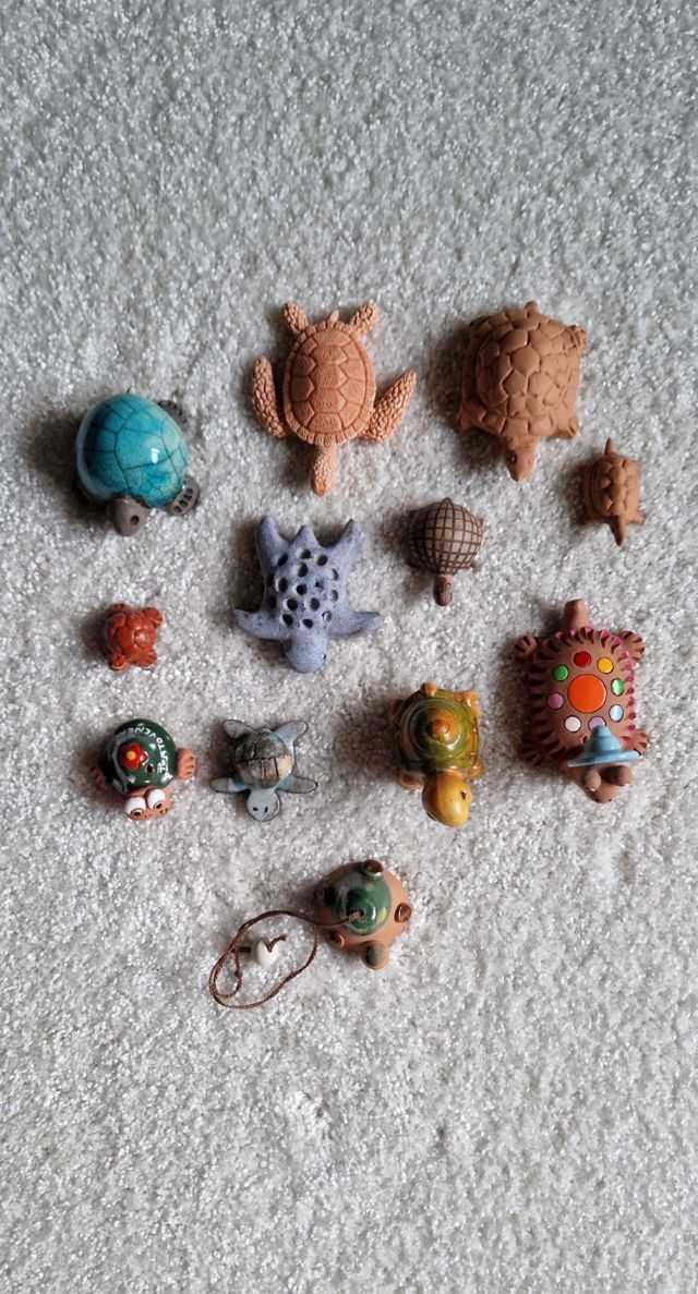 12 Tartarughe in terracotta PREZZO A RICHIESTA