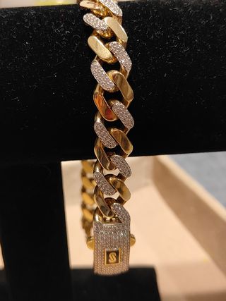 Pulsera Monaco de oro real