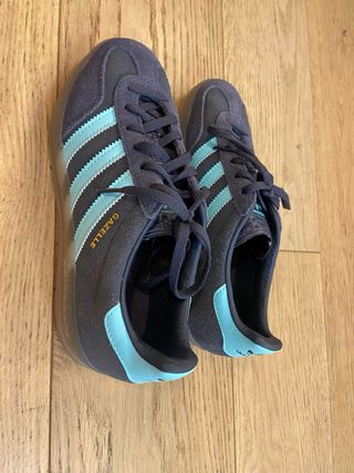 ADIDAS GAZELLE 36 AZUL USADAS UNA VEZ