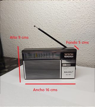 Radio Transistor portatil, AM/FM/SW 