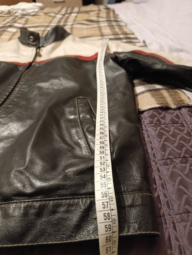 Giacca vera pelle Made in Italy vintage