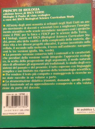 Principi di Biologia edizione breve di Bscs Verde