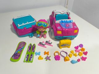 Pinypon Snow + Coche Remolque