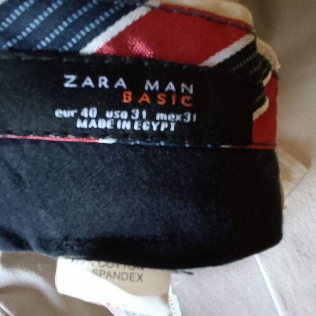 Pantalón beige Zara - Talla 40