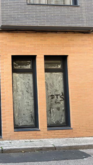 3 Ventanas PVC color gris antracita. Nuevas.