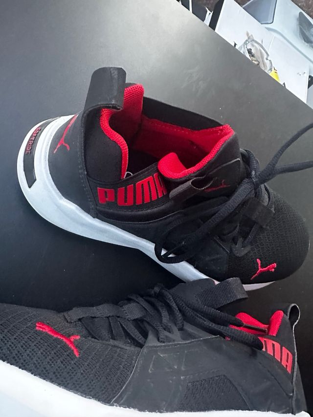 Zapatillas Puma Softride - Negras/Rojas - Talla 38