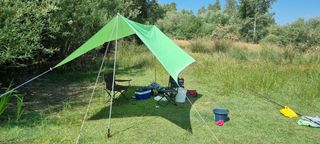 Sombrilla Camping Verde