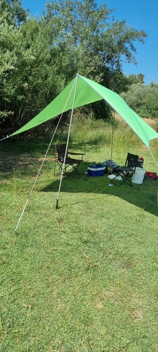 Sombrilla Camping Verde