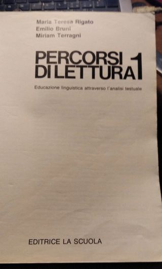 RIGATO BRUNI TERRAGNI PERCORSI LETTURA ANTOLOGIA