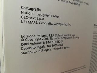 Grande Atlante National Geographic Europa 1 / Nati