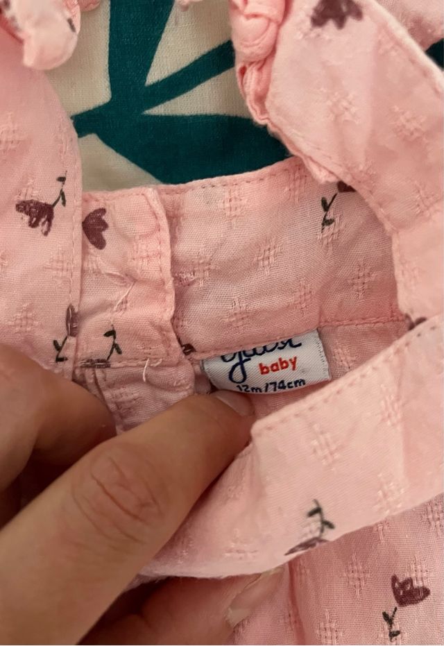 Lote Vestidos bebé Talla 9/12 meses