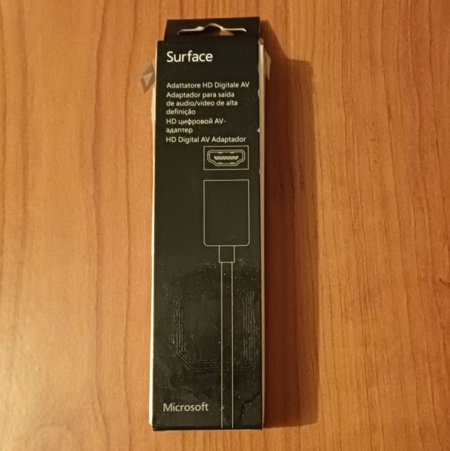 Adaptador HDMI Av para Microsoft surface nuevo