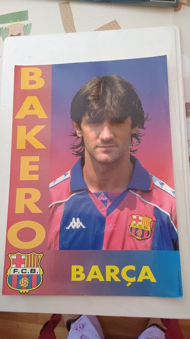 lote de 2 foto postal iguales de bakero,