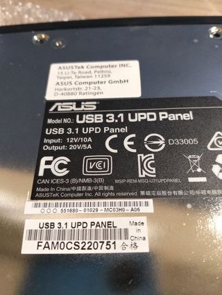 Panel de actualización USB 3.1 Adaptador USB3 PCIe