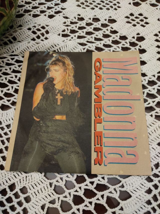 Single Vinilo Madonna - Gambler