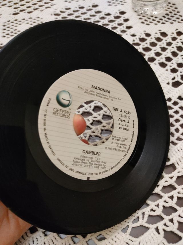 Single Vinilo Madonna - Gambler