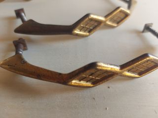 5 Maniglie Antiche in ottone