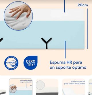 OFERTA!!! COLCHÓN VISCO, NUEVO A ESTRENAR!!!