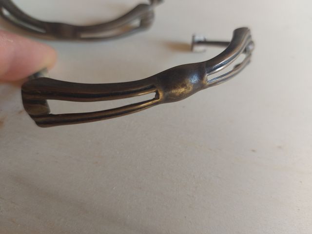 Maniglie antiche in metallo - 3pz