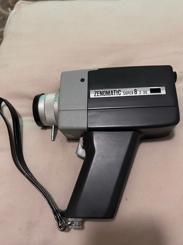 Zenomatic Super 8 Movie Camera Vintage con custodia e manuali originali