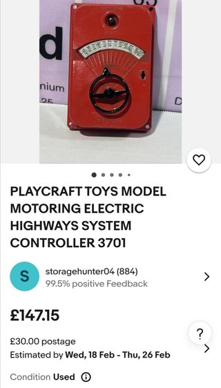 1950 Slot Car Playcraft Highways pistas coches 90€