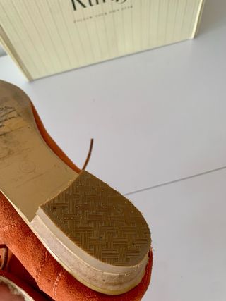 Botines piel  Kling Piel Naranja