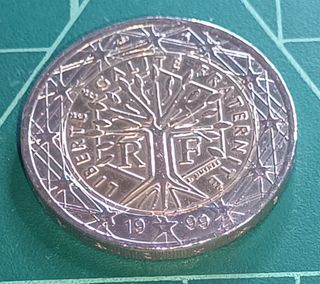Moneda 2€ Francia - 1999