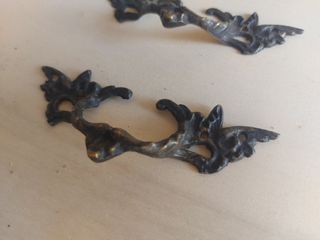 2 Maniglie Antiche in Metallo