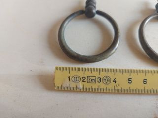 3 Maniglie Antiche in Metallo