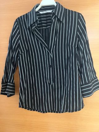 CAMISA ZARA RAYAS, TALLA 38