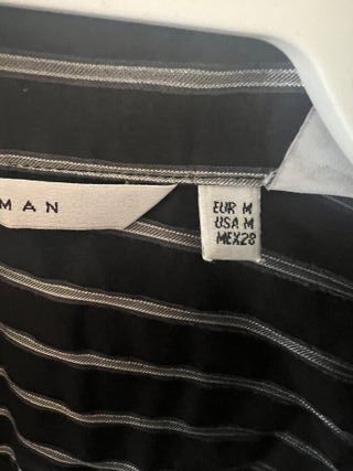 CAMISA ZARA RAYAS, TALLA 38