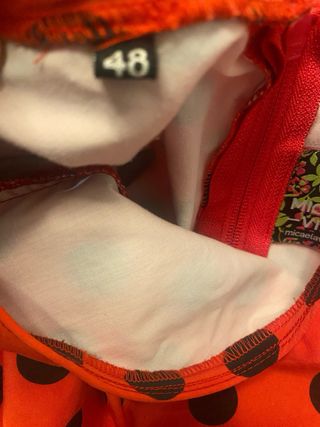 Traje Flamenca  lunares rojo