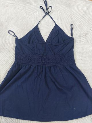 Blusa azul HM - Talla 44